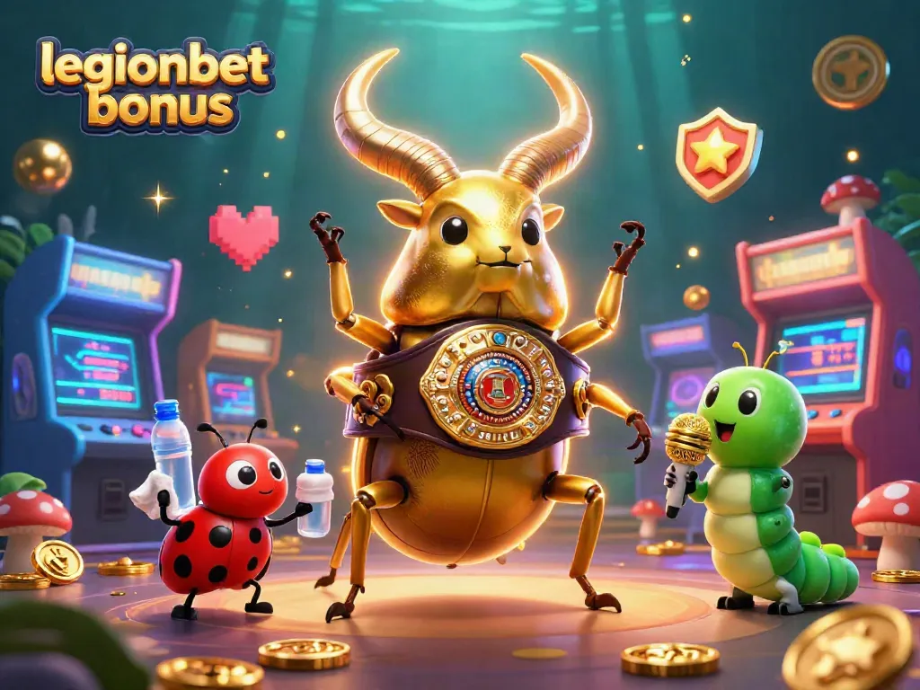 Experience the legionbet bonus with vibrant gaming characters and rich casino elements.