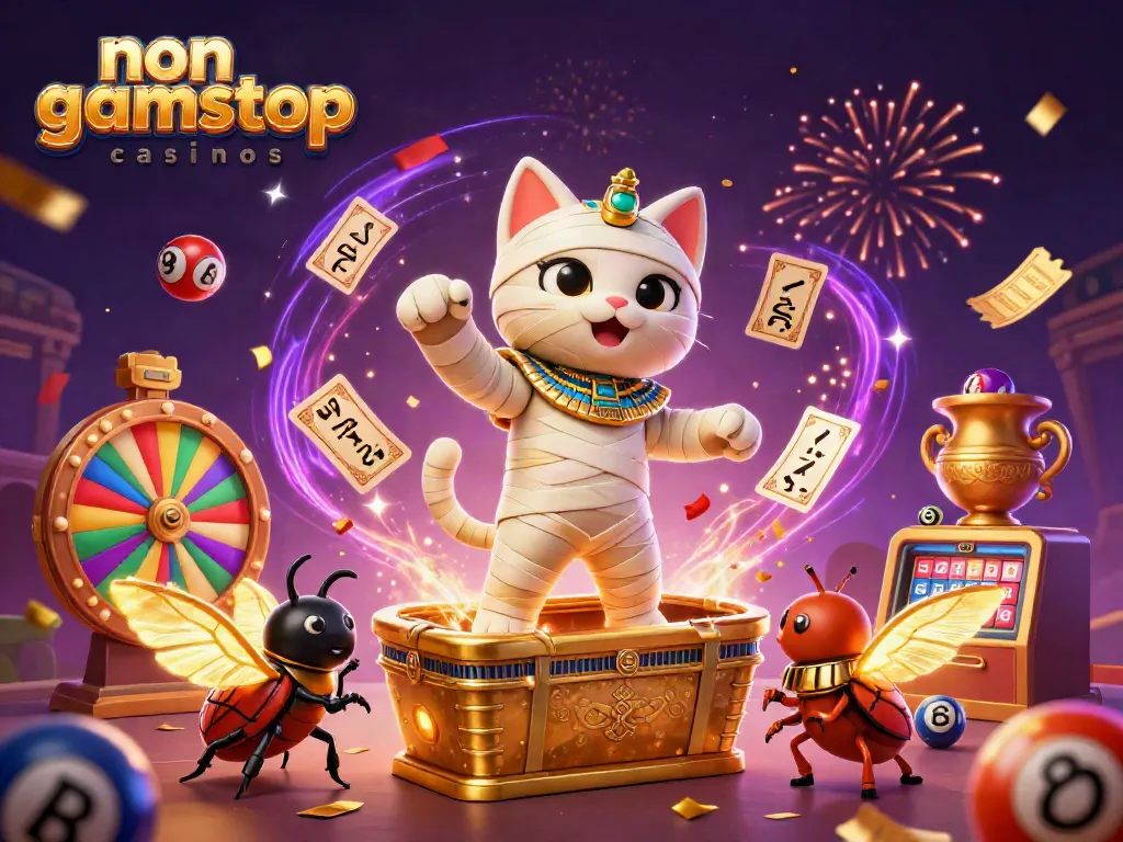 Experience thrilling action at non gamstop casinos with a lively pyramid casino scene.