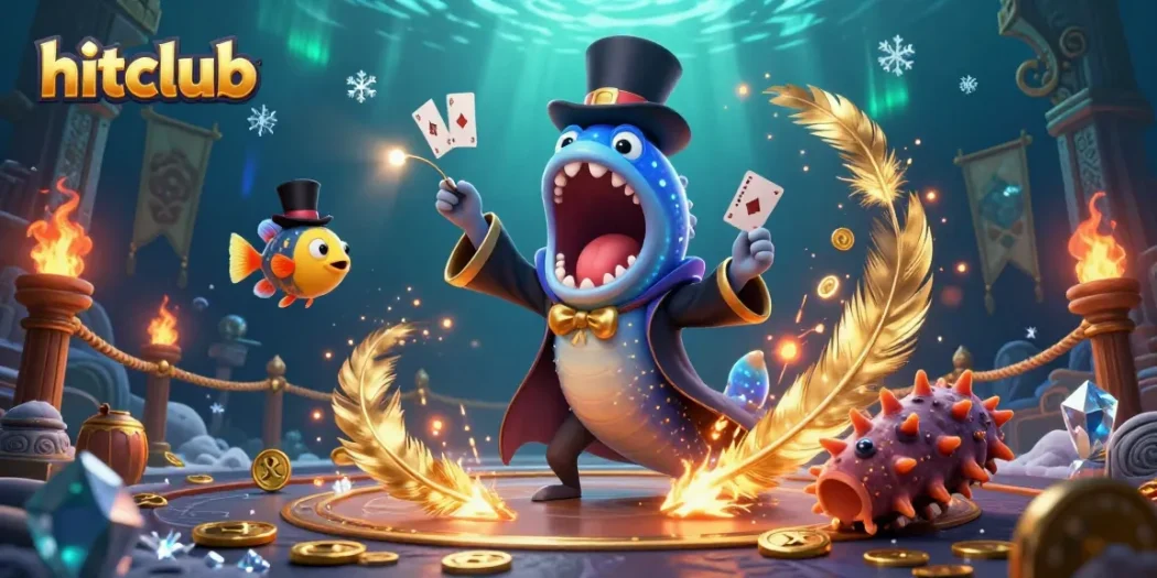 Engage in exciting gameplay at hitclub, featuring unique underwater characters and dynamic scenes.